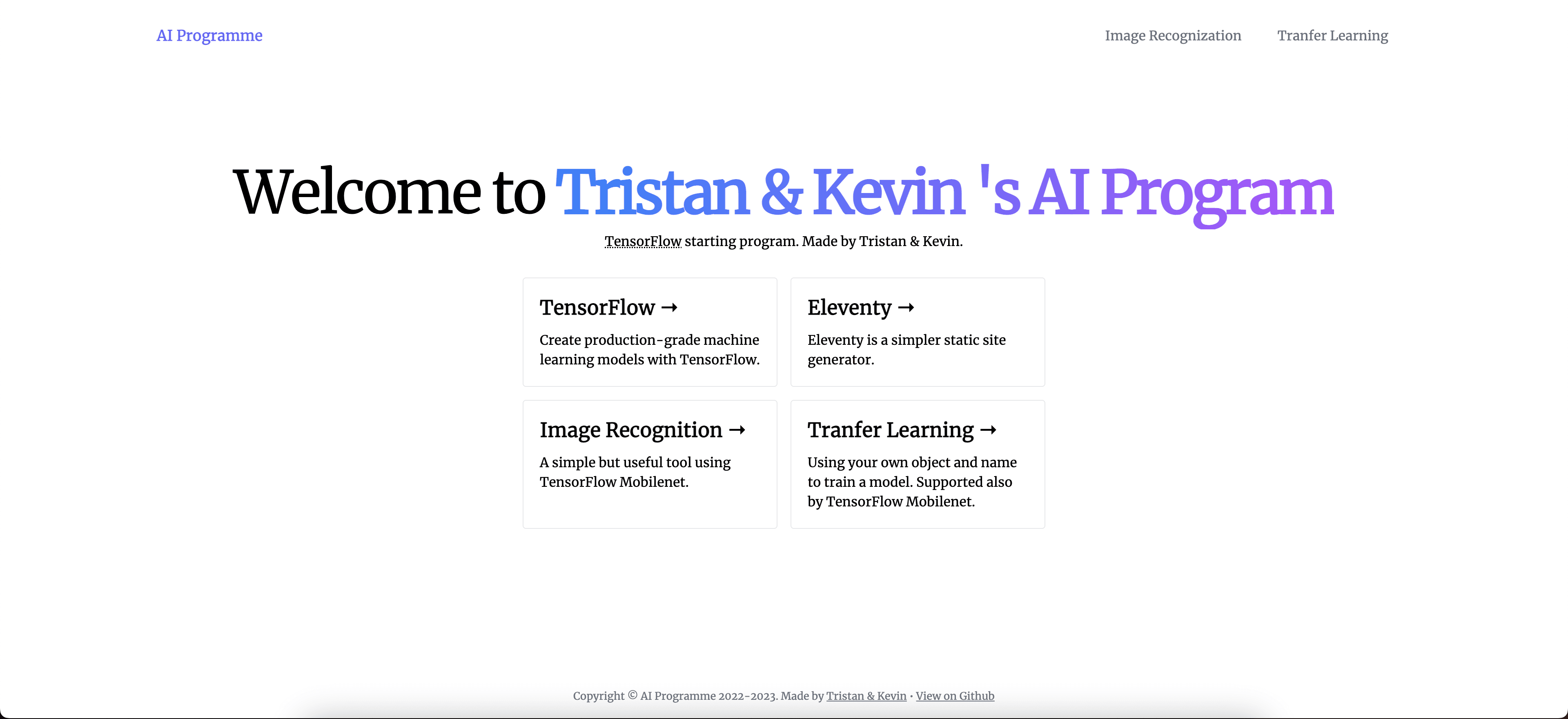 TensorFlow MobileNet Demo